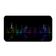 City Night Skyscrapers Medium Bar Mats