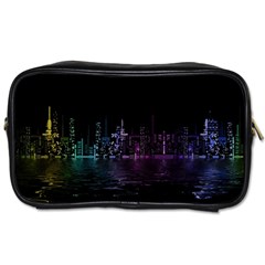 City Night Skyscrapers Toiletries Bags 2-Side