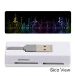 City Night Skyscrapers Memory Card Reader (Stick)  Front