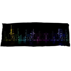 City Night Skyscrapers Body Pillow Case (Dakimakura)