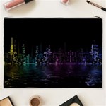 City Night Skyscrapers Cosmetic Bag (XXXL)  Back