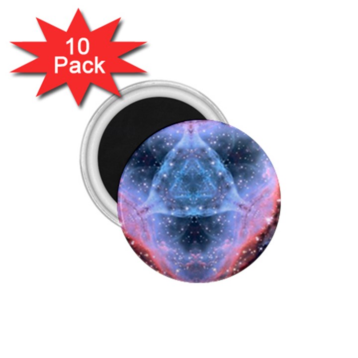 Sacred Geometry Mandelbrot Fractal 1.75  Magnets (10 pack) 