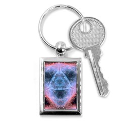 Sacred Geometry Mandelbrot Fractal Key Chains (rectangle)  by Sapixe