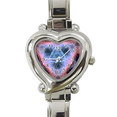 Sacred Geometry Mandelbrot Fractal Heart Italian Charm Watch by Sapixe