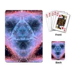 Sacred Geometry Mandelbrot Fractal Playing Card by Sapixe