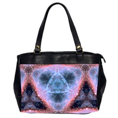 Sacred Geometry Mandelbrot Fractal Office Handbags (2 Sides)  by Sapixe