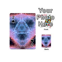 Sacred Geometry Mandelbrot Fractal Playing Cards 54 (mini)  by Sapixe