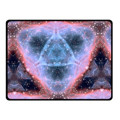 Sacred Geometry Mandelbrot Fractal Double Sided Fleece Blanket (small)  by Sapixe