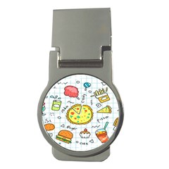 Colorful Doodle Soda Cartoon Set Money Clips (round)  by Sapixe