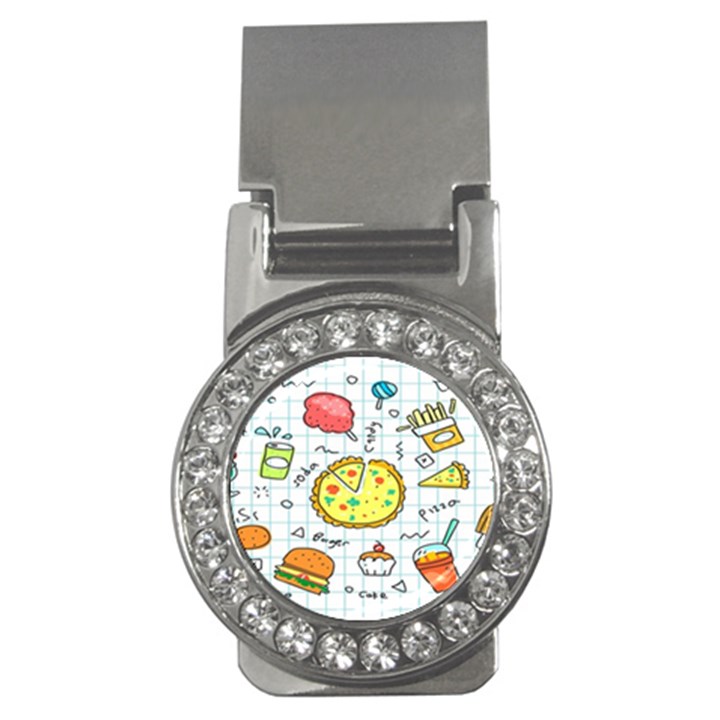 Colorful Doodle Soda Cartoon Set Money Clips (CZ) 