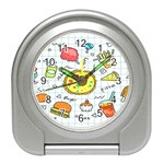 Colorful Doodle Soda Cartoon Set Travel Alarm Clocks Front