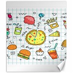 Colorful Doodle Soda Cartoon Set Canvas 20  x 24   19.57 x23.15  Canvas - 1