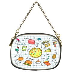 Colorful Doodle Soda Cartoon Set Chain Purses (two Sides)  by Sapixe