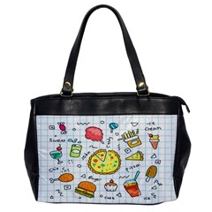 Colorful Doodle Soda Cartoon Set Office Handbags by Sapixe