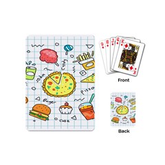 Colorful Doodle Soda Cartoon Set Playing Cards (mini)  by Sapixe