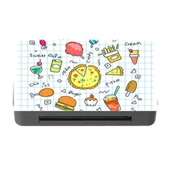 Colorful Doodle Soda Cartoon Set Memory Card Reader With Cf by Sapixe