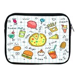 Colorful Doodle Soda Cartoon Set Apple iPad 2/3/4 Zipper Cases Front