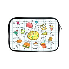 Colorful Doodle Soda Cartoon Set Apple Ipad Mini Zipper Cases by Sapixe