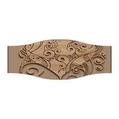 Wood Sculpt Carved Background Stretchable Headband