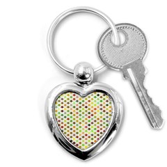 Background Multicolored Star Key Chains (heart)  by Sapixe