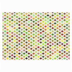 Background Multicolored Star Large Glasses Cloth (2-side)