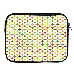 Background Multicolored Star Apple Ipad 2/3/4 Zipper Cases by Sapixe