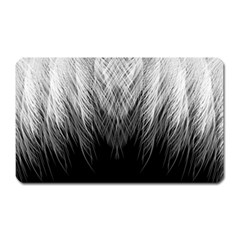 Feather Graphic Design Background Magnet (rectangular) by Sapixe