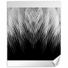 Feather Graphic Design Background Canvas 16  X 20   by Sapixe