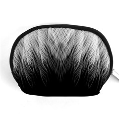 Feather Graphic Design Background Accessory Pouches (medium)  by Sapixe