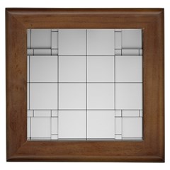 Abstract Architecture Contemporary Framed Tiles by Sapixe