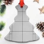 Abstract Architecture Contemporary Christmas Tree Ornament (Two Sides) Back