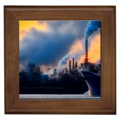 Warming Global Environment Nature Framed Tiles by Sapixe