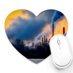 Warming Global Environment Nature Heart Mousepads by Sapixe