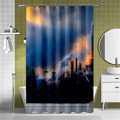 Warming Global Environment Nature Shower Curtain 48  X 72  (small)  by Sapixe