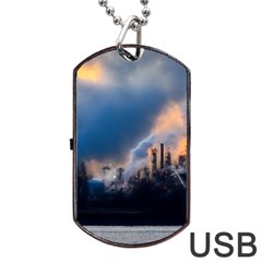 Warming Global Environment Nature Dog Tag Usb Flash (one Side) by Sapixe