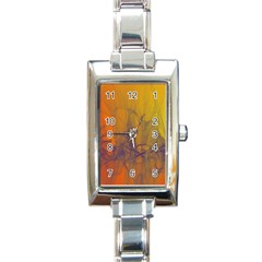 Fiesta Colorful Background Rectangle Italian Charm Watch