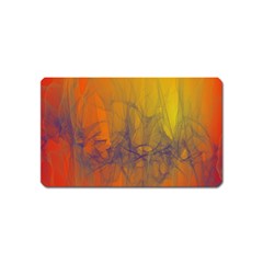 Fiesta Colorful Background Magnet (name Card) by Sapixe