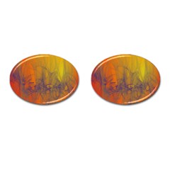 Fiesta Colorful Background Cufflinks (oval) by Sapixe