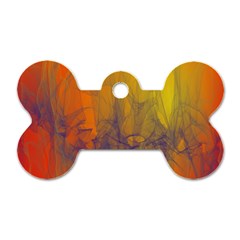 Fiesta Colorful Background Dog Tag Bone (two Sides) by Sapixe