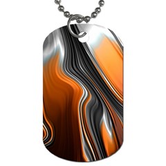 Fractal Structure Mathematics Dog Tag (two Sides) by Sapixe