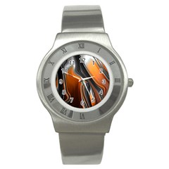 Fractal Structure Mathematics Stainless Steel Watch by Sapixe