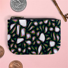 Fuzzy Abstract Art Urban Fragments Mini Coin Purses by Sapixe