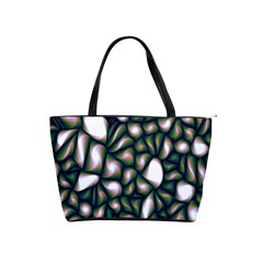 Fuzzy Abstract Art Urban Fragments Shoulder Handbags by Sapixe