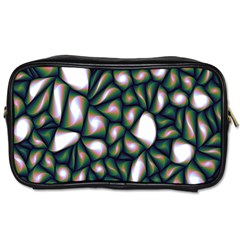 Fuzzy Abstract Art Urban Fragments Toiletries Bags by Sapixe