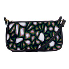 Fuzzy Abstract Art Urban Fragments Shoulder Clutch Bags by Sapixe