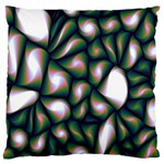 Fuzzy Abstract Art Urban Fragments Large Cushion Case (One Side) Front