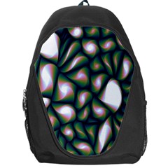 Fuzzy Abstract Art Urban Fragments Backpack Bag by Sapixe