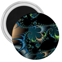 Fractal Art Artwork Digital Art 3  Magnets by Sapixe