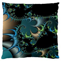 Fractal Art Artwork Digital Art Large Cushion Case (one Side) by Sapixe