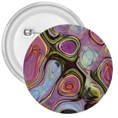 Retro Background Colorful Hippie 3  Buttons by Sapixe